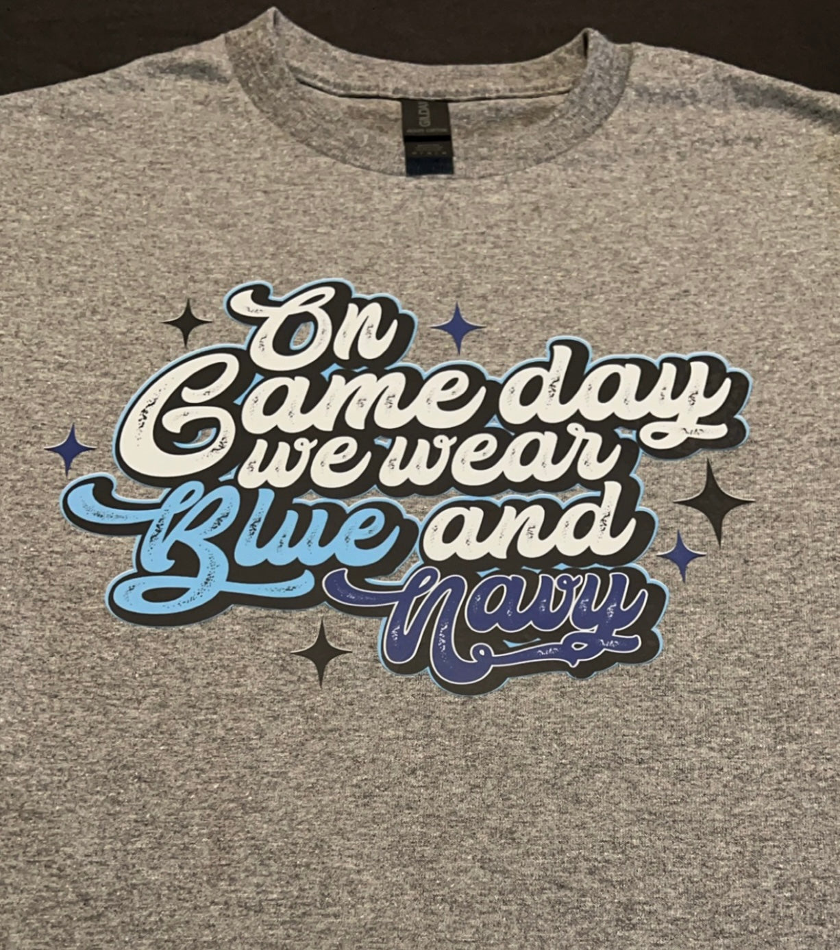 Legacy Ranch On game day we wear Blue and Navy t-shirt!