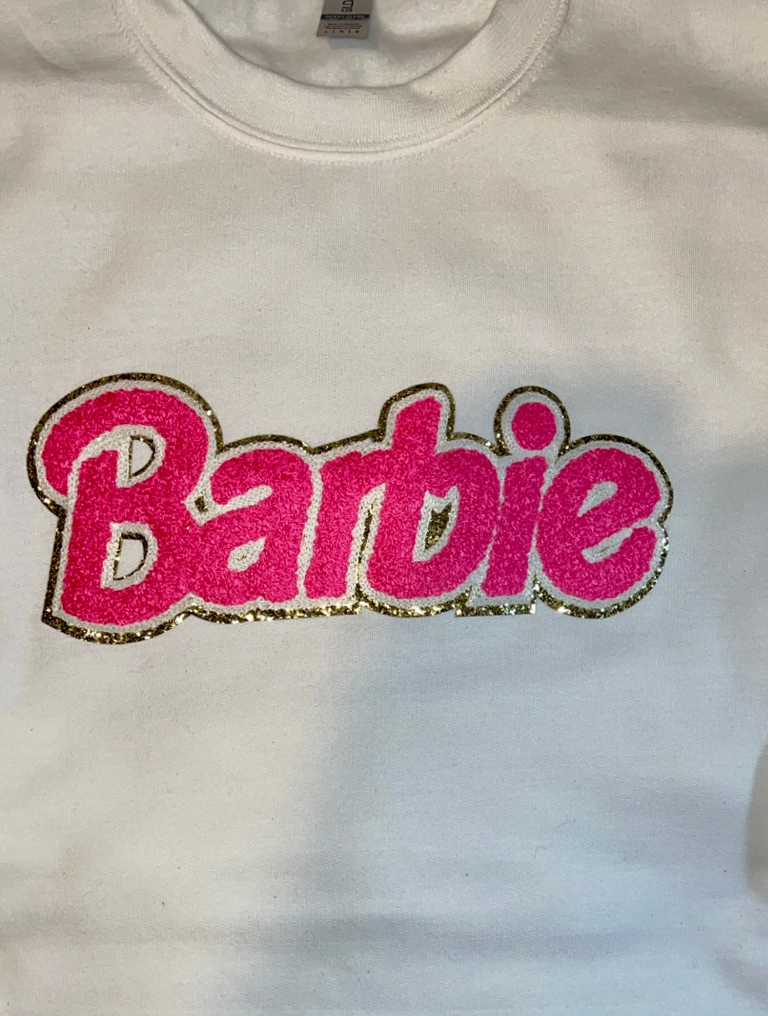 Barbie chenille Patch sweatshirt