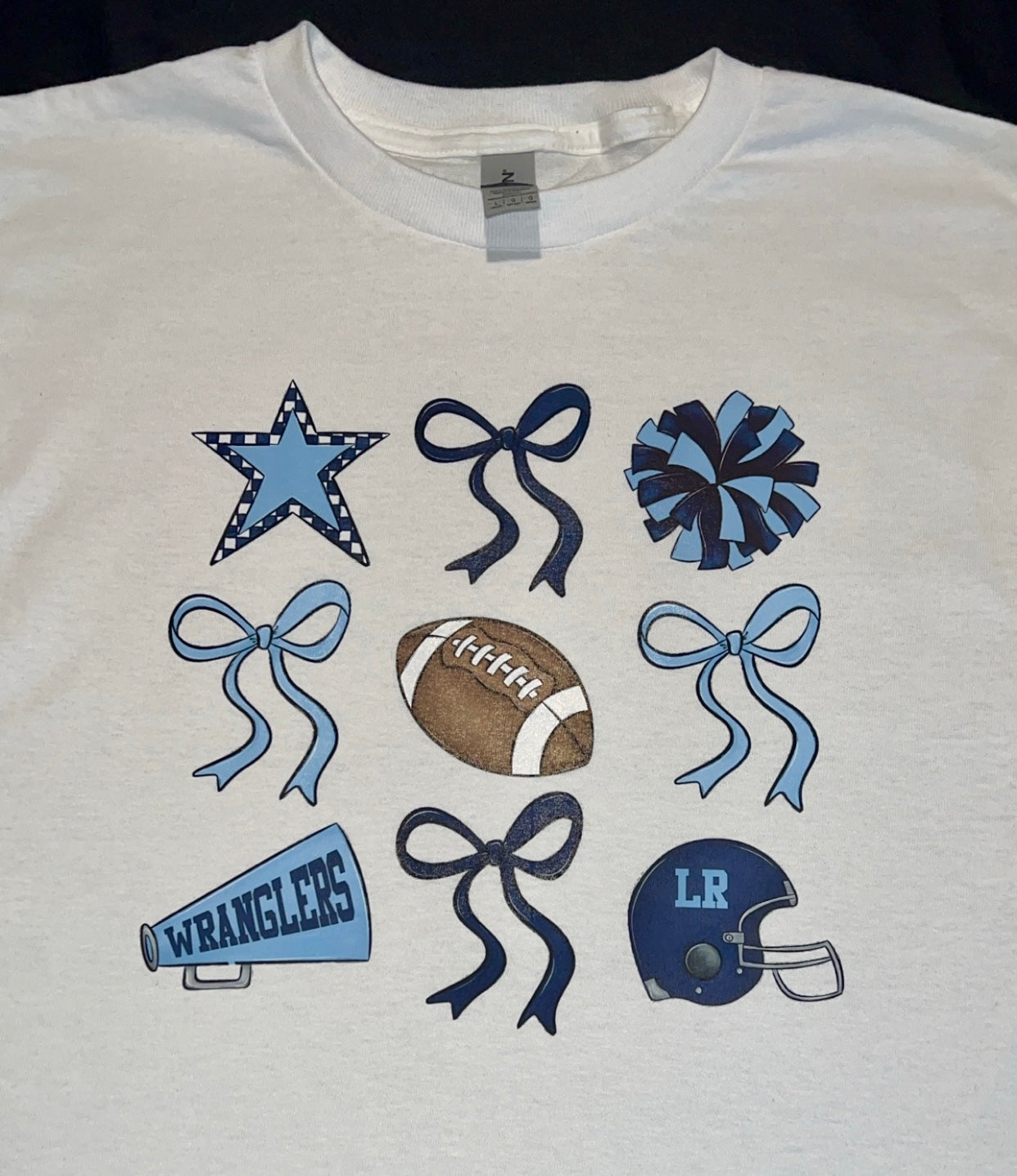 Legacy Ranch wranglers football/cheer Spirt t-shirt!