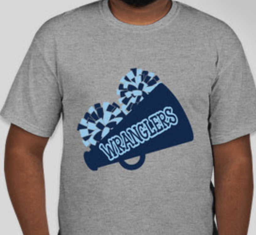 Legacy Ranch Wranglers Cheer Megaphone t-shirt!