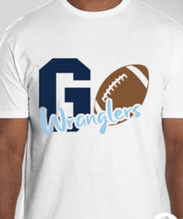 Legacy Ranch GO Wranglers Football T-Shirt!