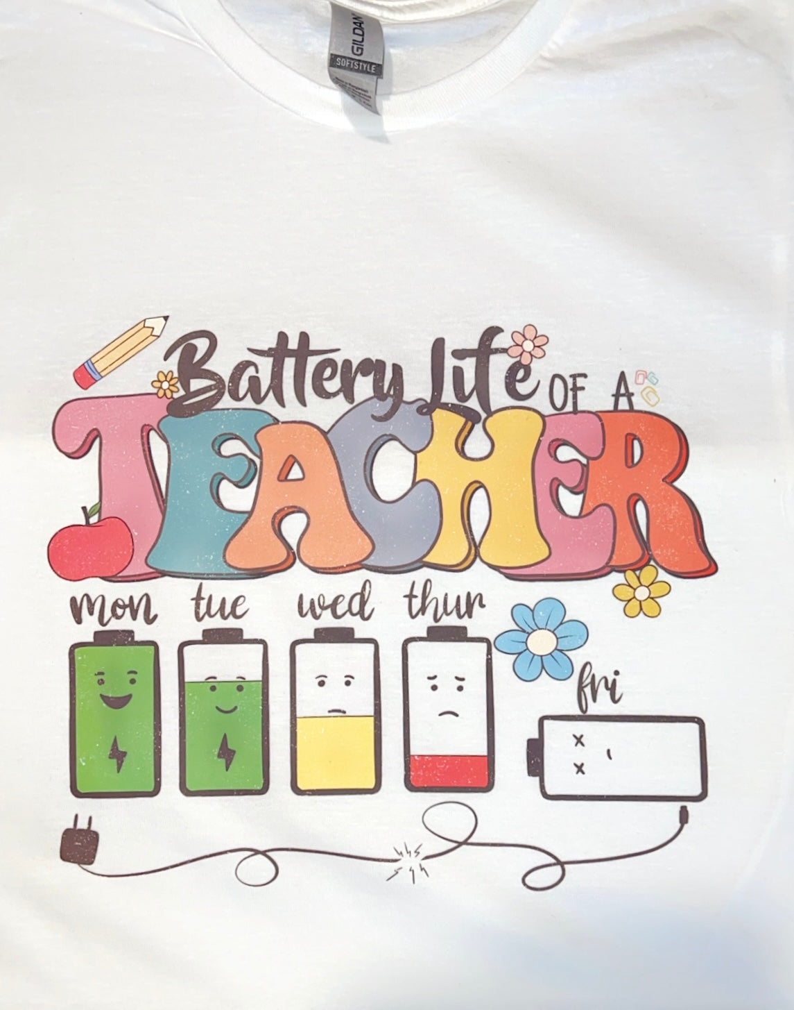 Battery life a Teacher!  (T-shirt)